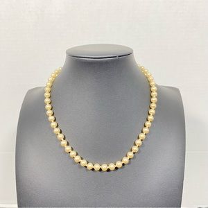 Vintage Faux Pearl Necklace - Please Read Description